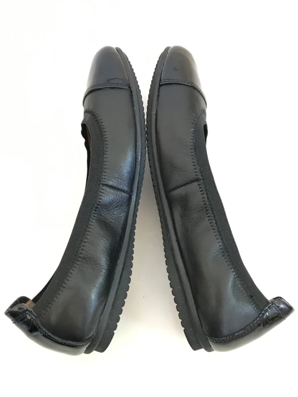 JOSEPH SEIBEL Ballet Flat Black Leather Pippa Women’s Size 9